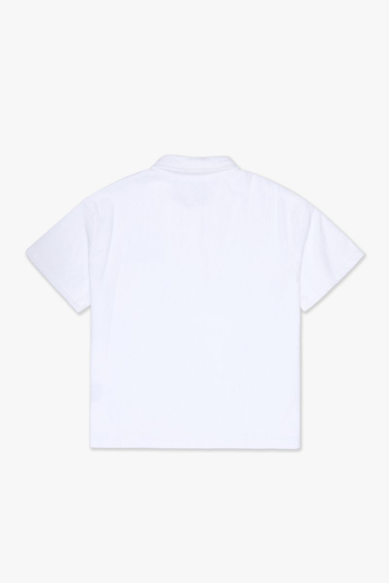 SILNT CHPTRS "RELEVANT" COLLAR WOVEN SHIRT