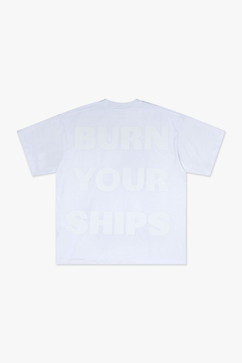 SILNT CHPTRS TARIQ WHITE T-SHIRT