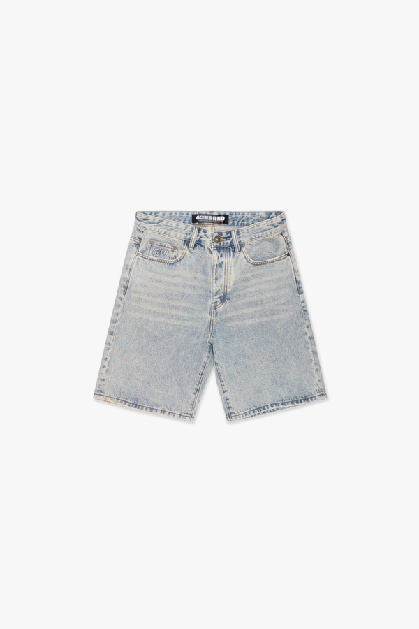 6TH NBRHD "DISTRICT" LIGHT BLUE DENIM SHORTS