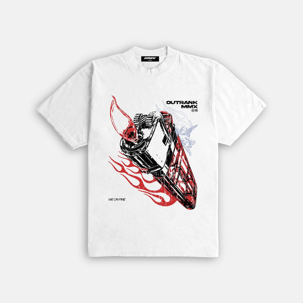 OUTRANK We On Fire Ultra Heavyweight T-shirt