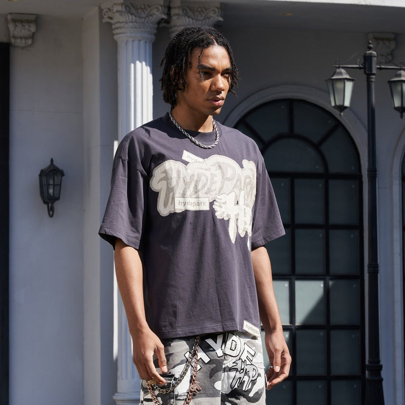 HYDE PARK Monochrome Tee - Black (Monochrome-Tee-Black)