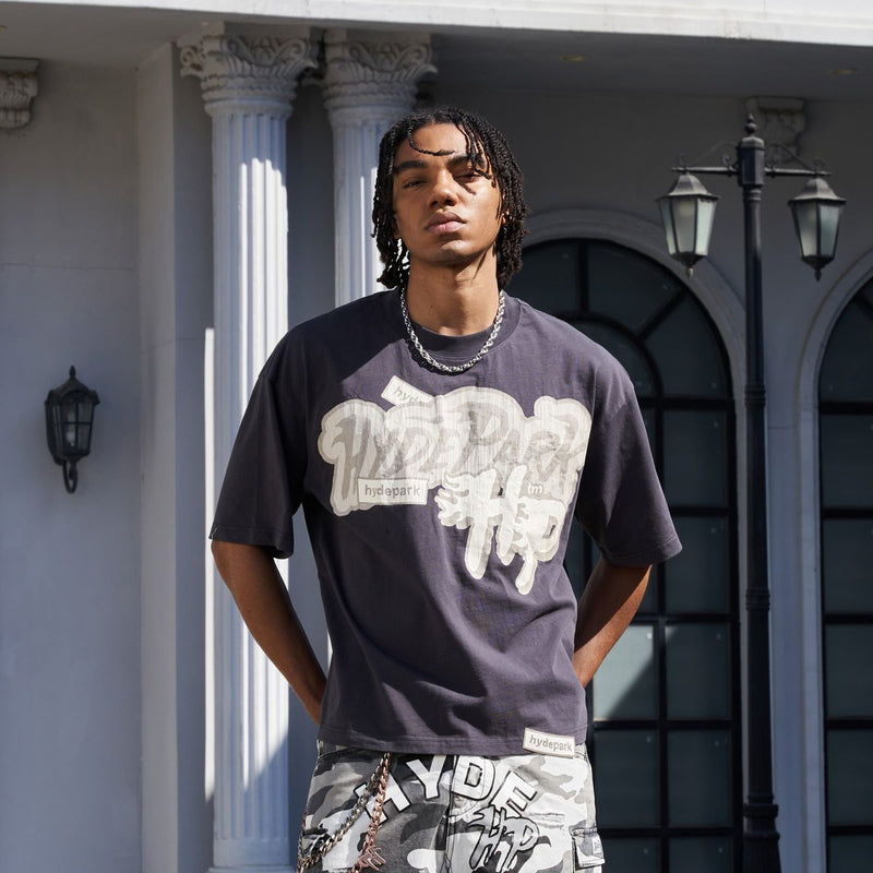 HYDE PARK Monochrome Tee - Black (Monochrome-Tee-Black)