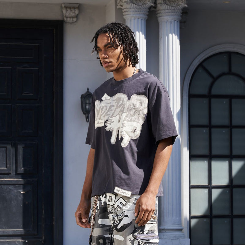 HYDE PARK Monochrome Tee - Black (Monochrome-Tee-Black)
