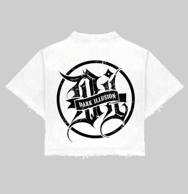 DARK ILLUSIONS ILLUSIONS EYR CROP T-SHIRT