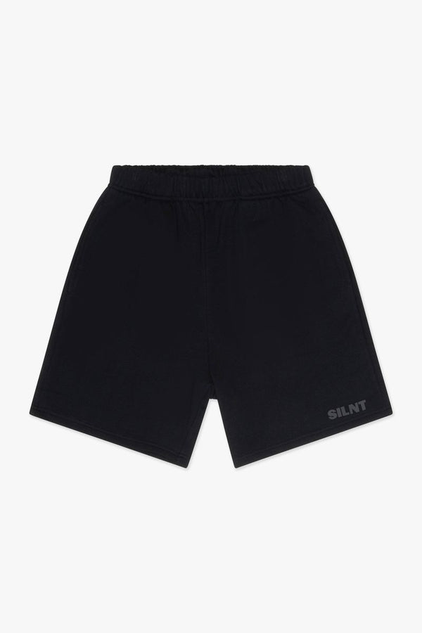 SILNT CHPTRS "SHUSH"BLACK SHORTS