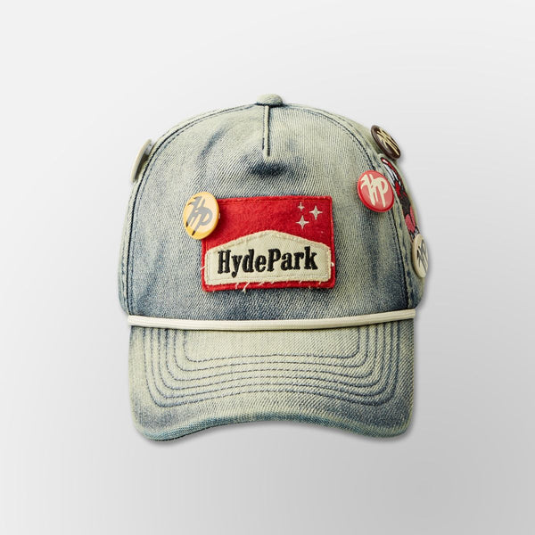 HYDE PARK Ciggy Cig Denim Cap - Blue (Ciggy-Cig-Denim-Cap-Blue)