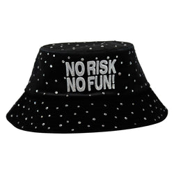 GOLD STAR NO RISK RHINESTONE BUCKET HAT
