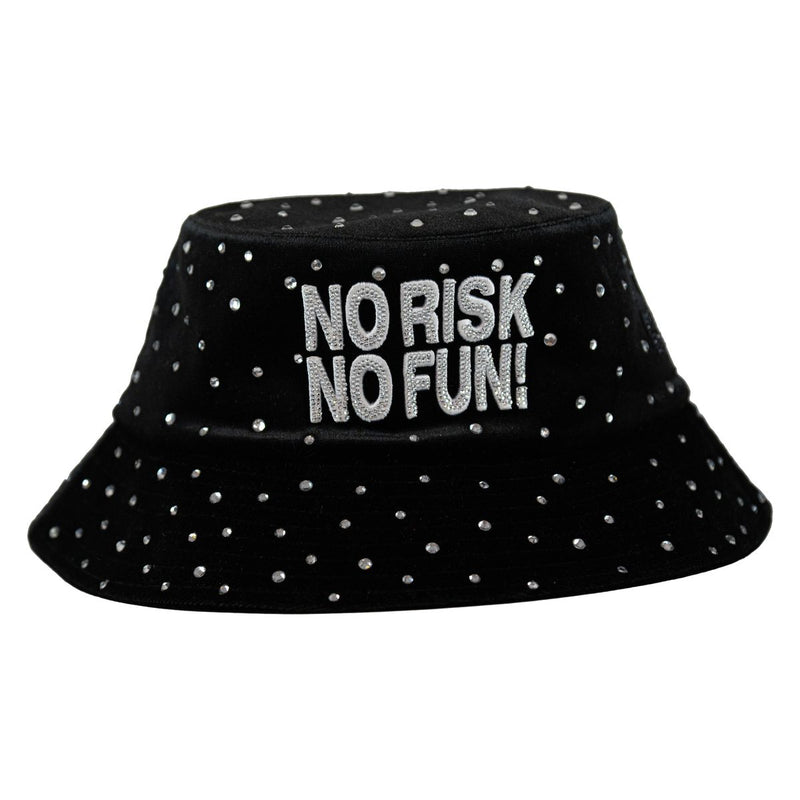 GOLD STAR NO RISK RHINESTONE BUCKET HAT