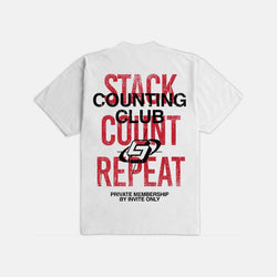 COUNTING CLUB  Stack and Count Ultra Heavyweight T-shirt