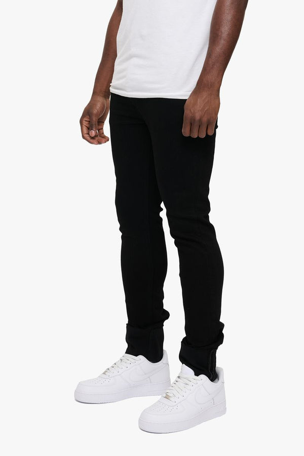 ANOM NIXON JET BLACK SKINNY FIT JEANS