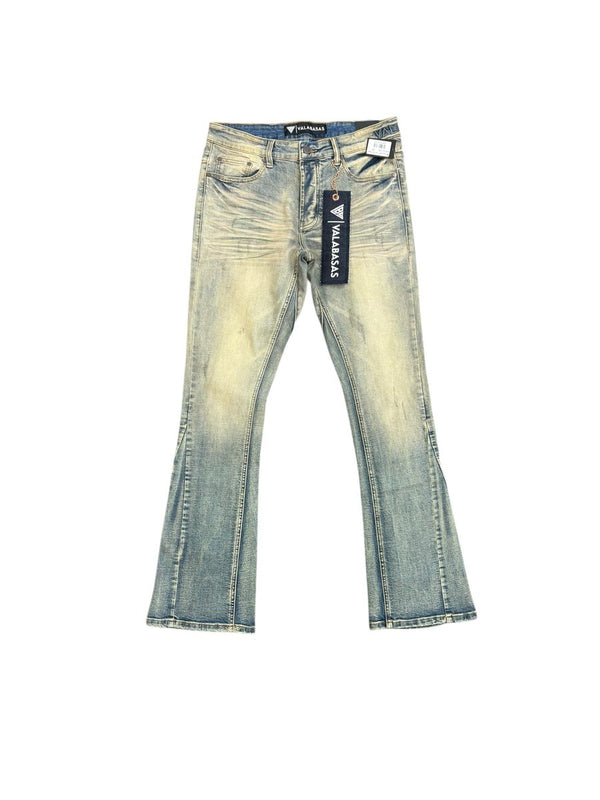 VALABASAS Mr. Stacked-LIGHT VINTAGE STACKED JEANS