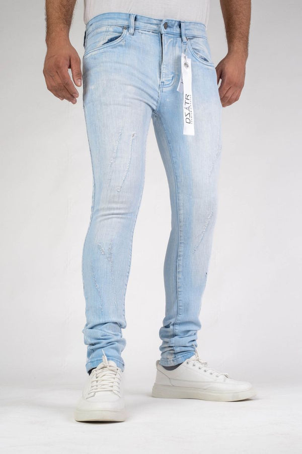 DISASTER SUPER STRETCH DENIM - SLIM FIT - BLUE ICE (DZTR-443)