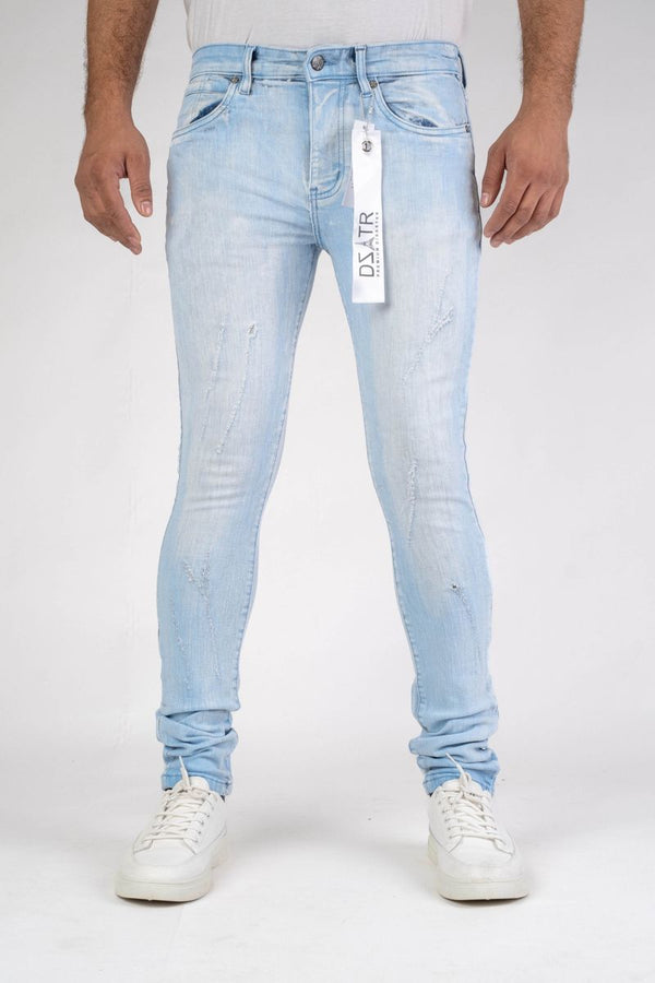 DISASTER SUPER STRETCH DENIM - SLIM FIT - BLUE ICE (DZTR-443)