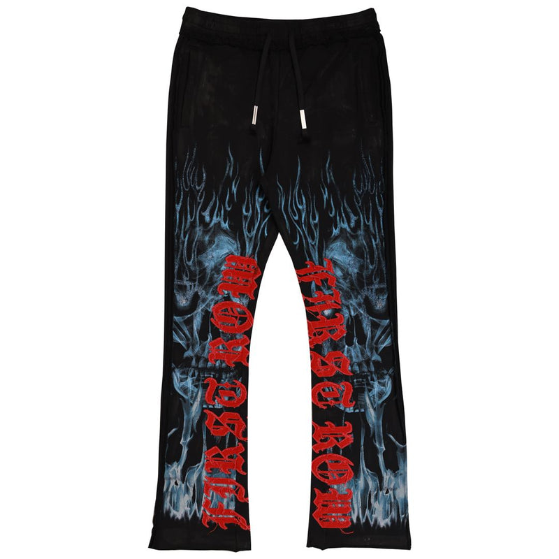 FIRST ROW WAKE UP AND BE FIERCE FLAME APPLIQUE JOGGING FIT