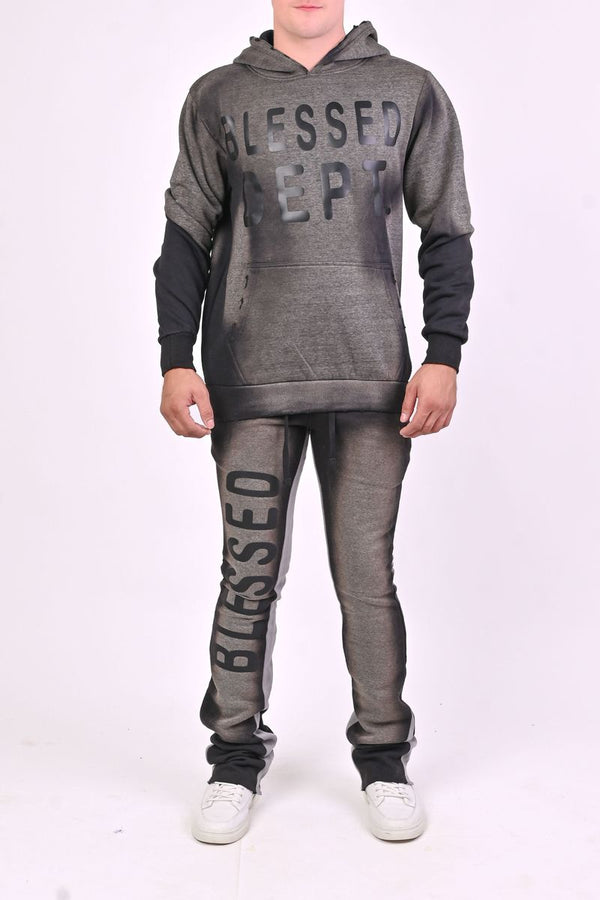 DISASTER BLESSED JOGGING SET - BLACK (BLESSED Jogging Set - BLACK)