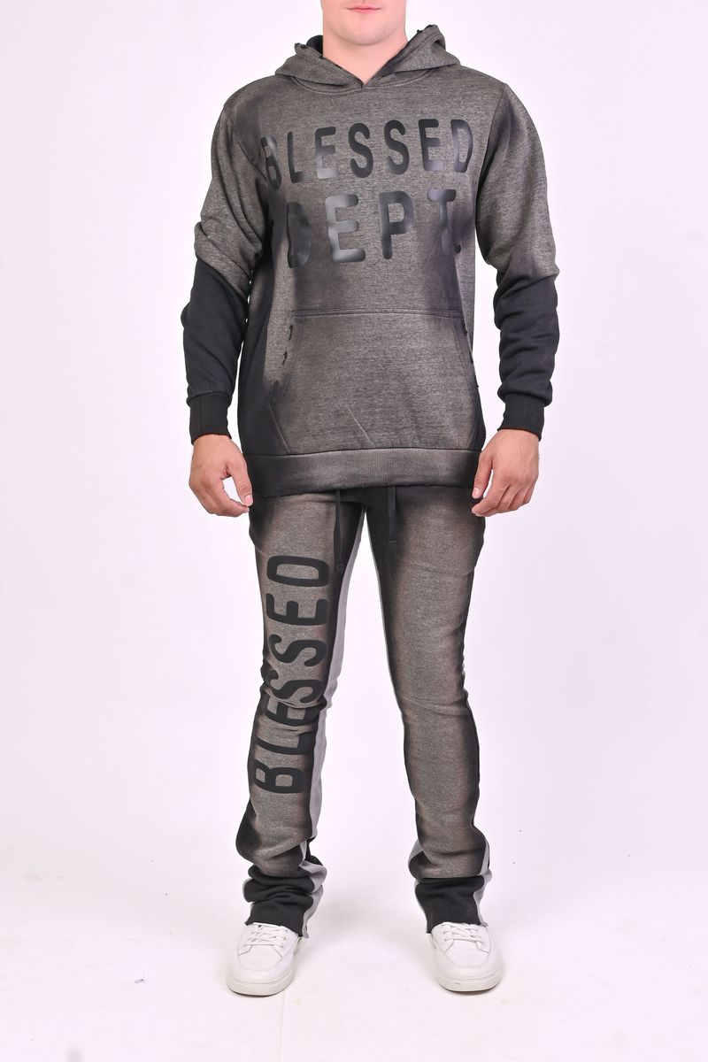 DISASTER BLESSED JOGGING SET - BLACK (BLESSED Jogging Set - BLACK)