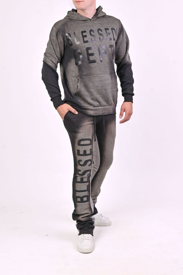 DISASTER BLESSED JOGGING SET - BLACK (BLESSED Jogging Set - BLACK)