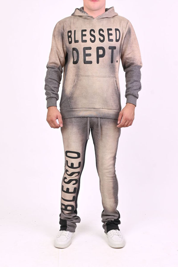 DISASTER BLESSED JOGGING SET - GREY (BLESSED Jogging Set - GREY)
