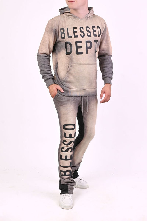 DISASTER BLESSED JOGGING SET - GREY (BLESSED Jogging Set - GREY)
