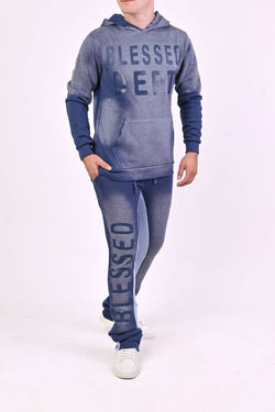 DISASTER BLESSED JOGGING SET - NAVY (BLESSED Jogging Set - NAVY)
