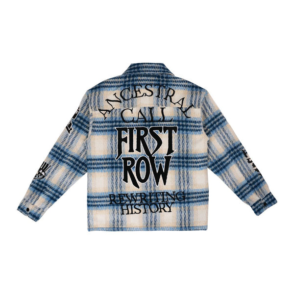 FIRST ROW ANCESTRAL CALL BLUE SHACKET