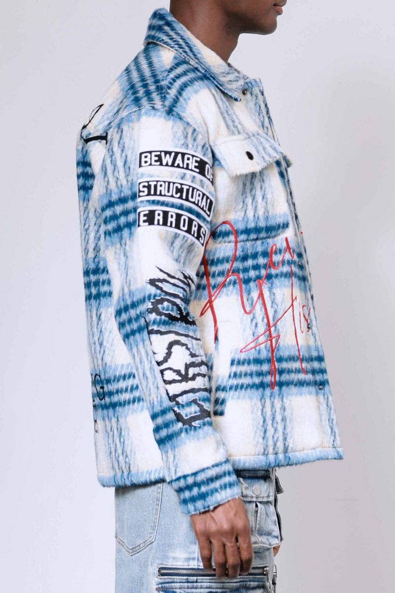 FIRST ROW ANCESTRAL CALL BLUE SHACKET