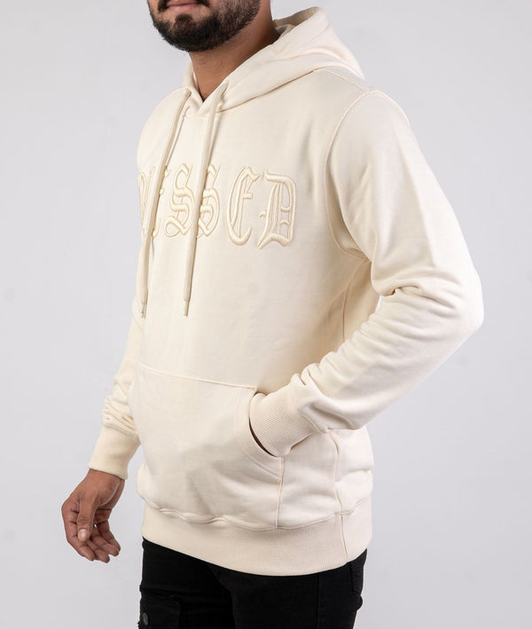 DISASTER HOODIE - BLESSED 3D IVORY (HOODIE - BLESSED 3D IVORY)