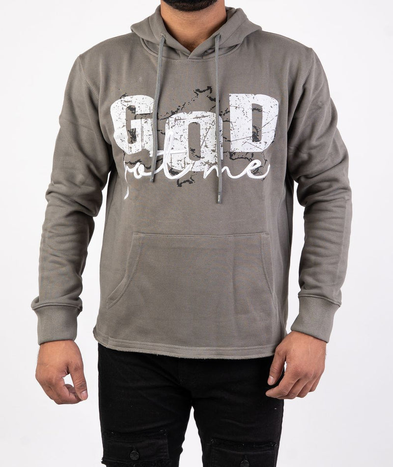 DISASTER HOODIE CROP - GOD GREY (HOODIE CROP - GOD GREY)