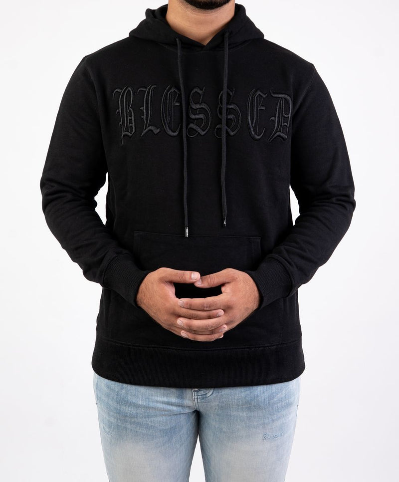 DISASTER HOODIE - BLESSED 3D BLACK (HOODIE - BLESSED 3D BLACK)