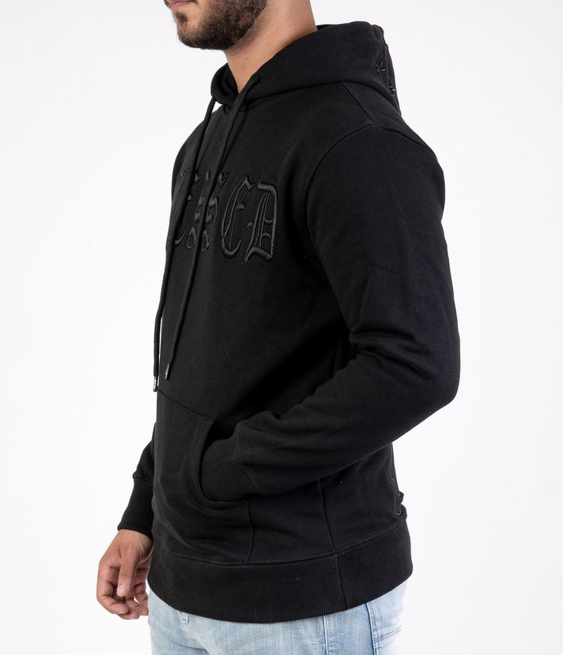 DISASTER HOODIE - BLESSED 3D BLACK (HOODIE - BLESSED 3D BLACK)