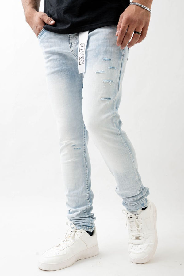 DISASTER SUPER STRETCH SKINNY DENIM - 461 ICE SLATE (DZTR-461 ICE SLATE)