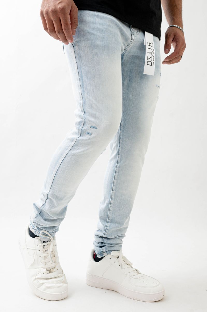 DISASTER SUPER STRETCH SKINNY DENIM - 461 ICE SLATE (DZTR-461 ICE SLATE)