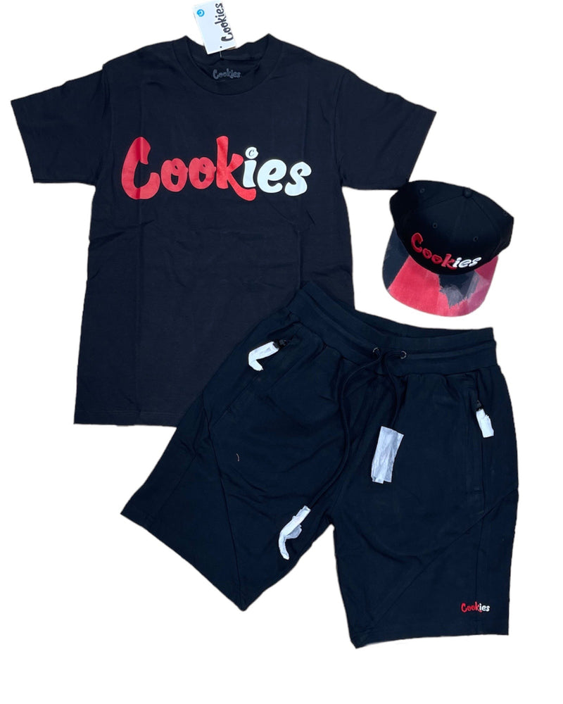 COOKIES Forum Snapback w/ Printed Brim and Raised Embroidery