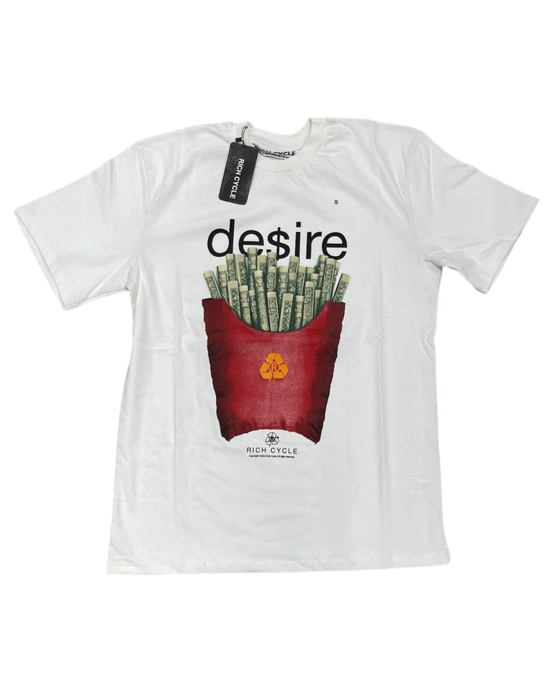 RICH CYCLE OFF WHITE DESIRE T-SHIRT