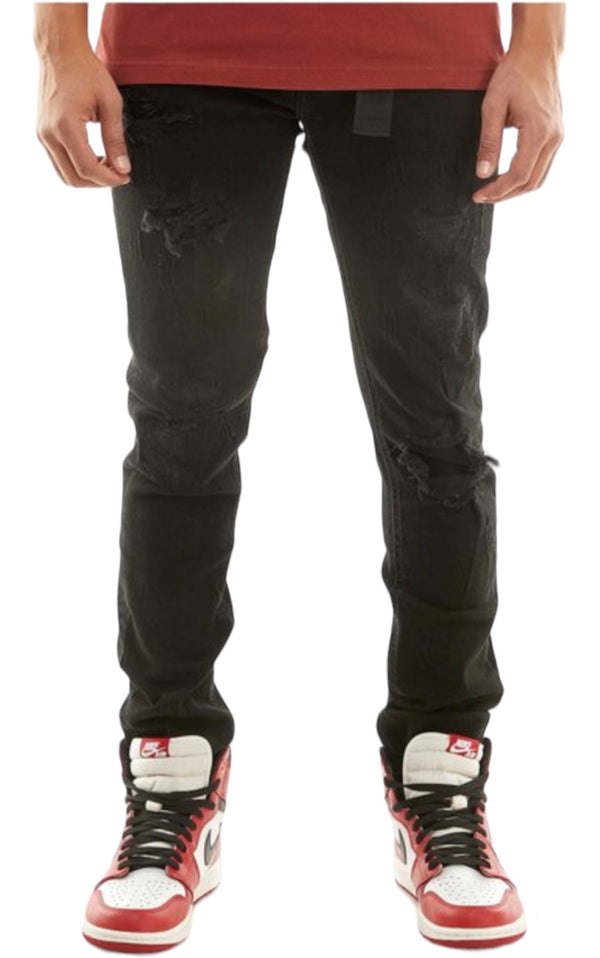 KDNK RIP AND REPAIR SKINNY FIT JEANS