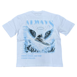 DENIMICITY ALWAYS FLYING HIGH STONED OUT OVERSIZE T-SHIRT