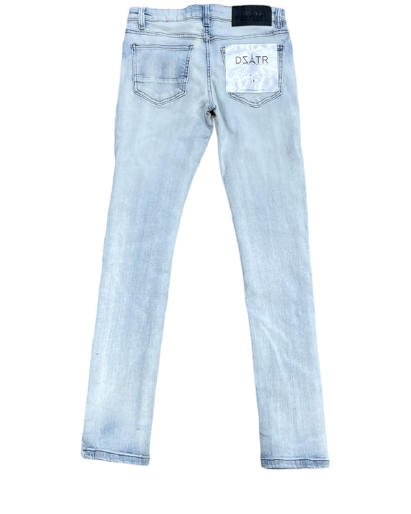 DISASTER LIGHT BLUE SKINNY FIT JEANS