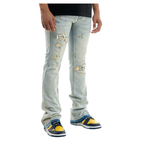 KDNK ARTIST SKINNY FLARE FIT JEANS