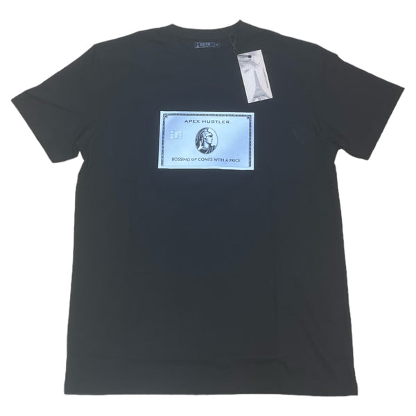 DISASTER BLACK CARD BLACK T-SHIRT