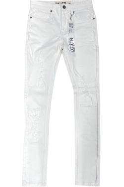 DISASTER WHITE ULTRA STRETCH SKINNY JEAN MENS