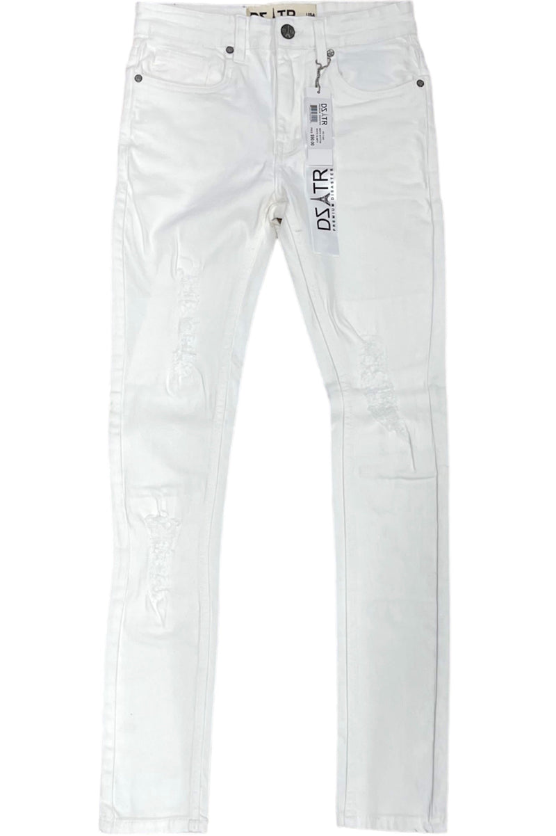 DISASTER WHITE ULTRA STRETCH SKINNY JEAN MENS