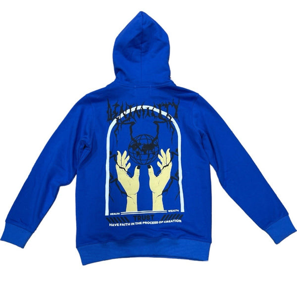 DENIMICITY TRUST IN CREATION ROYAL BLUE HOODIE