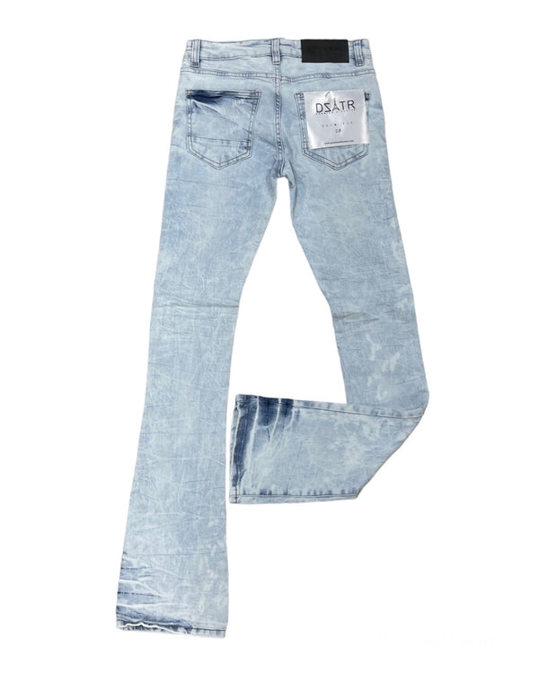 DISASTER LIGHT BLUE STACKED JEANS