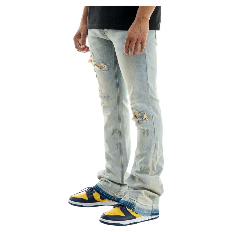 KDNK ARTIST SKINNY FLARE FIT JEANS