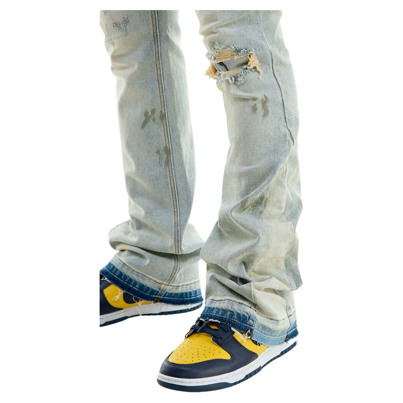 KDNK ARTIST SKINNY FLARE FIT JEANS