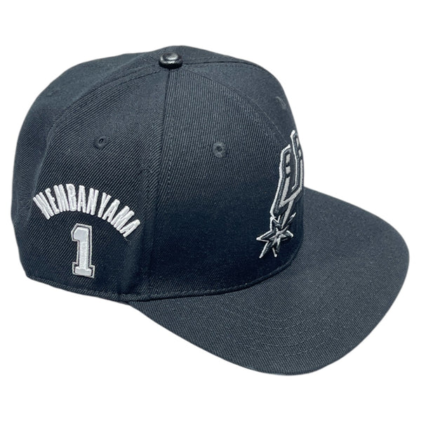 PRO STANDARD SAN ANTONIO SPURS VICTOR WEMBANYAMA #1 CLASSIC SNAPBACK HAT