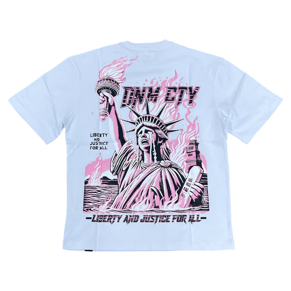 DENIMICITY LIBERTY DROWNING OVERSIZE T-SHIRT