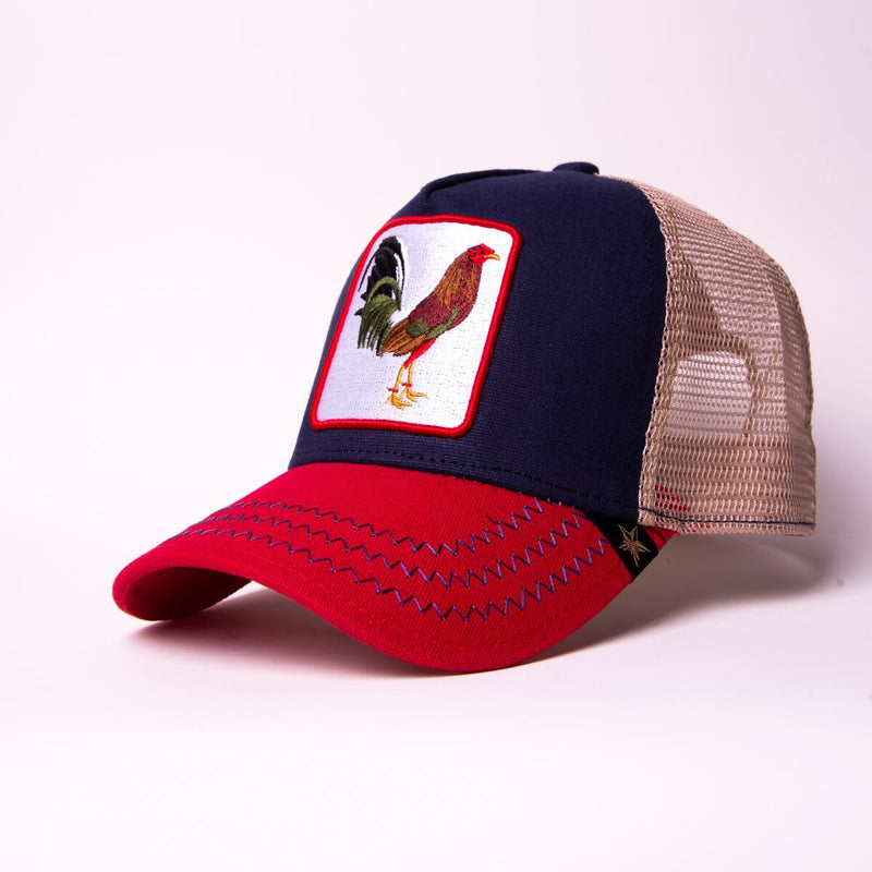 GOLD STAR ROOSTER TRUCKER HAT