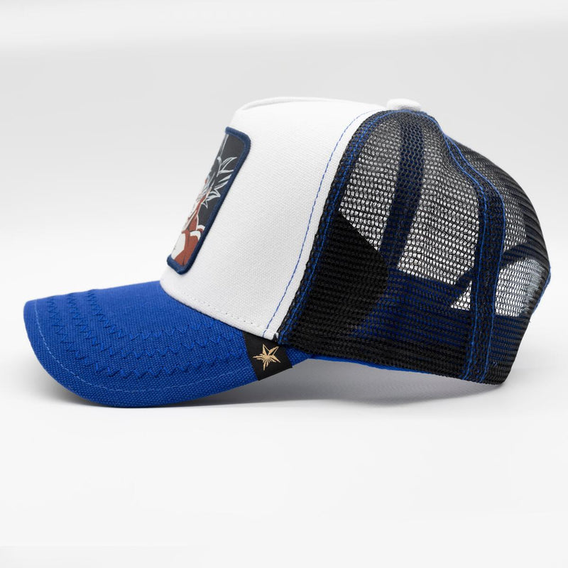 GOLD STAR BLUE TRUCKER HAT