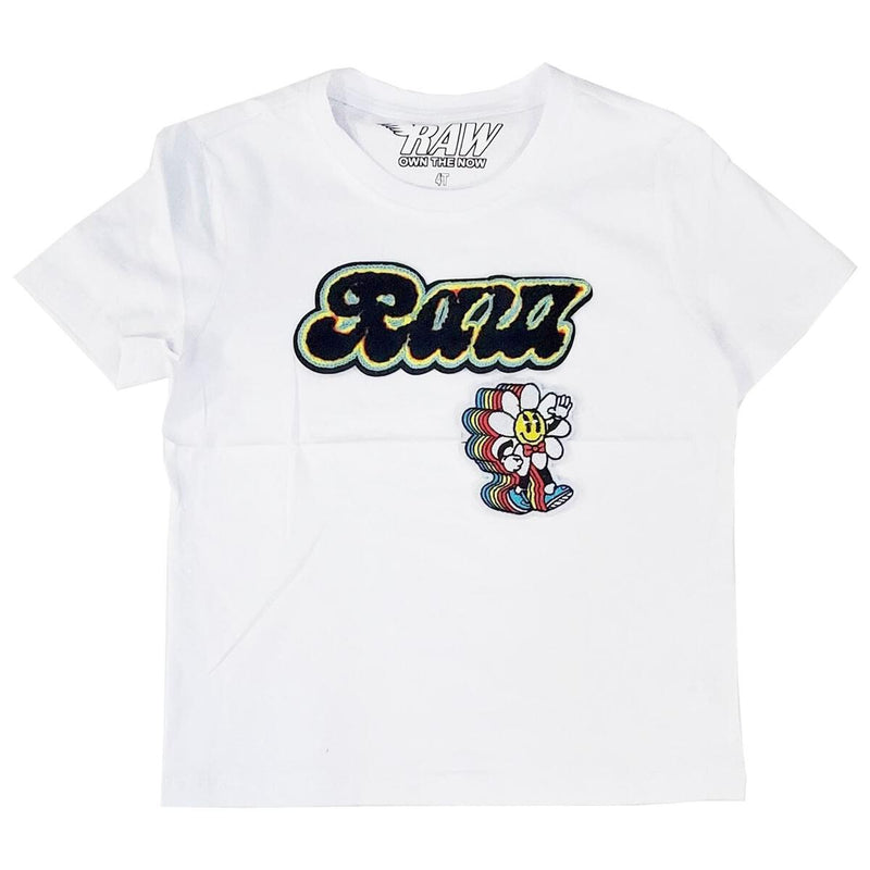 RAWYALTY RAW RETRO FLOWER KIDS T-SHIRT